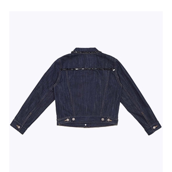 Marc Jacobs Beaded Shrunken Denim Jacket - Picture 6 of 8